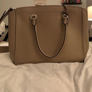 Michael Kors Beige Leather Tote
